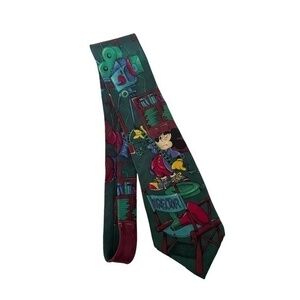 Disney Leeds International Mickey Mouse Director 100% Silk Scarf